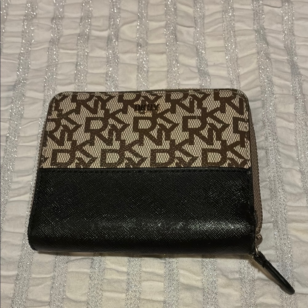 Designer Monogram Black and Brown Wallet